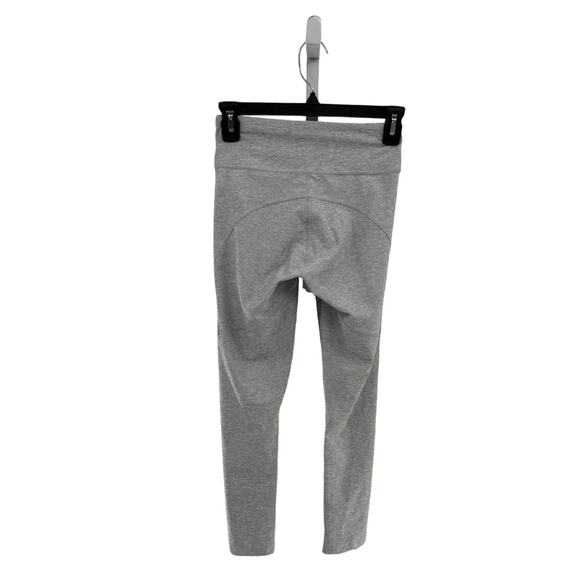Outdoor Voices Dove Ash Gray 3/4 Two Tone Cropped Warmup Leggings - Picture 6 of 9